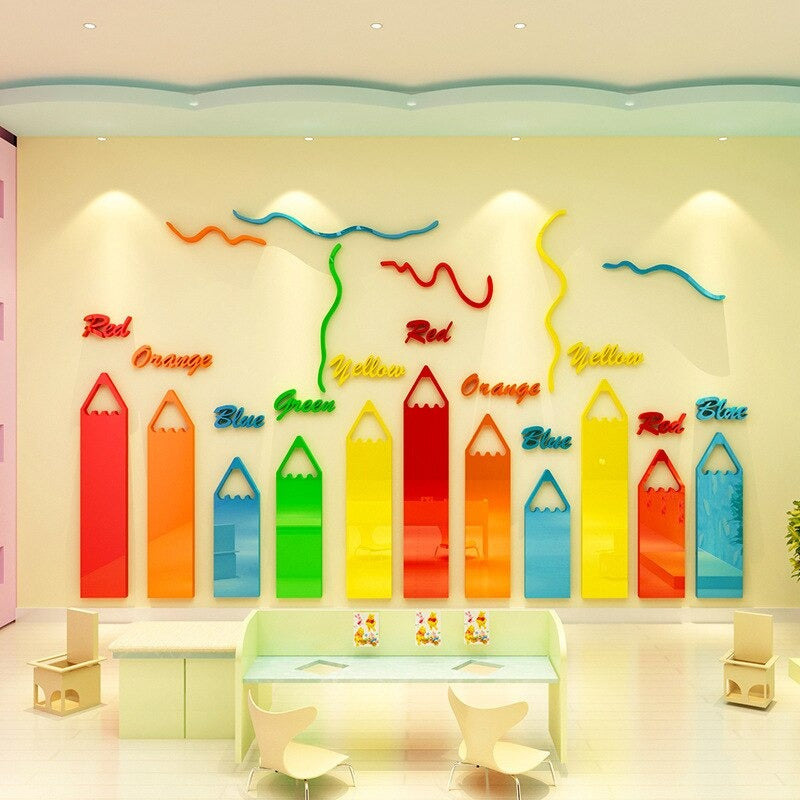 Colorfull Pencils Wallarts