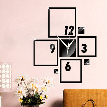 Acrylic decor clock