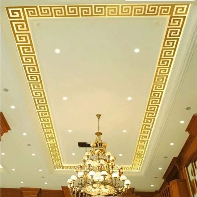 Building Acrylic Mirror Versace Border Decor